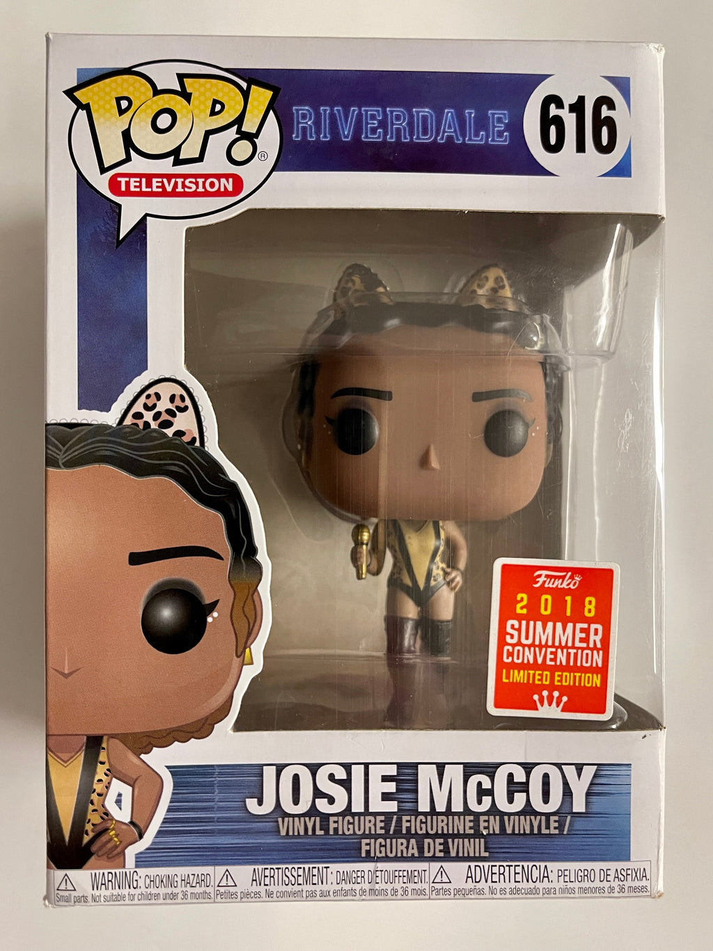 Funko Pop! Riverdale Josie McCoy #616 SDCC 2018 Summer Con Exclusive BOX DMG