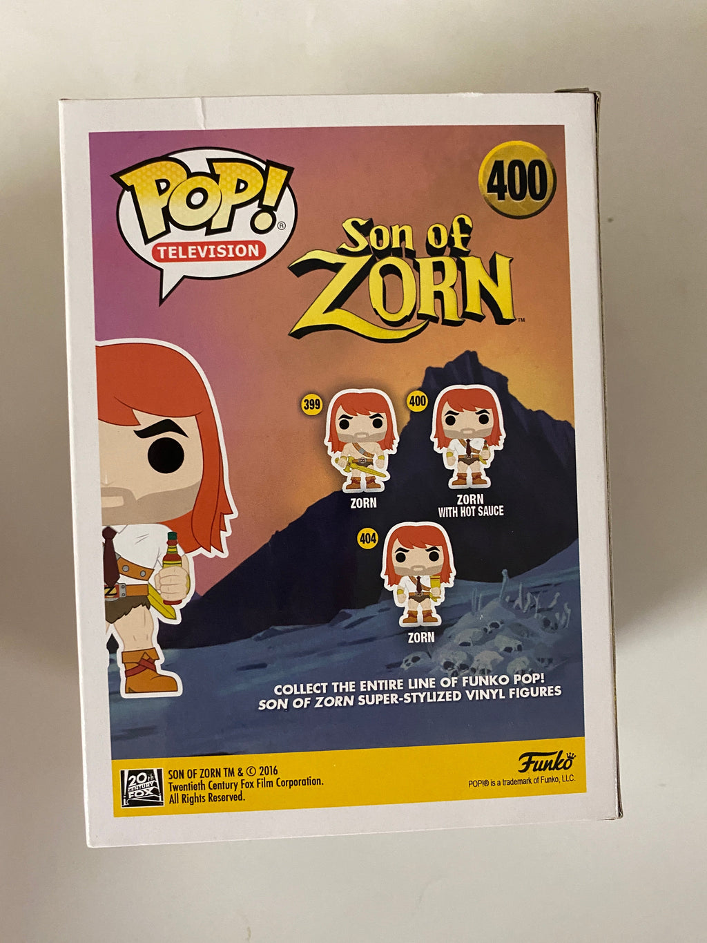 Funko Pop! Television Zorn Defender Of Zypheria W/ Hot Sauce #400 Vaulted 2016
