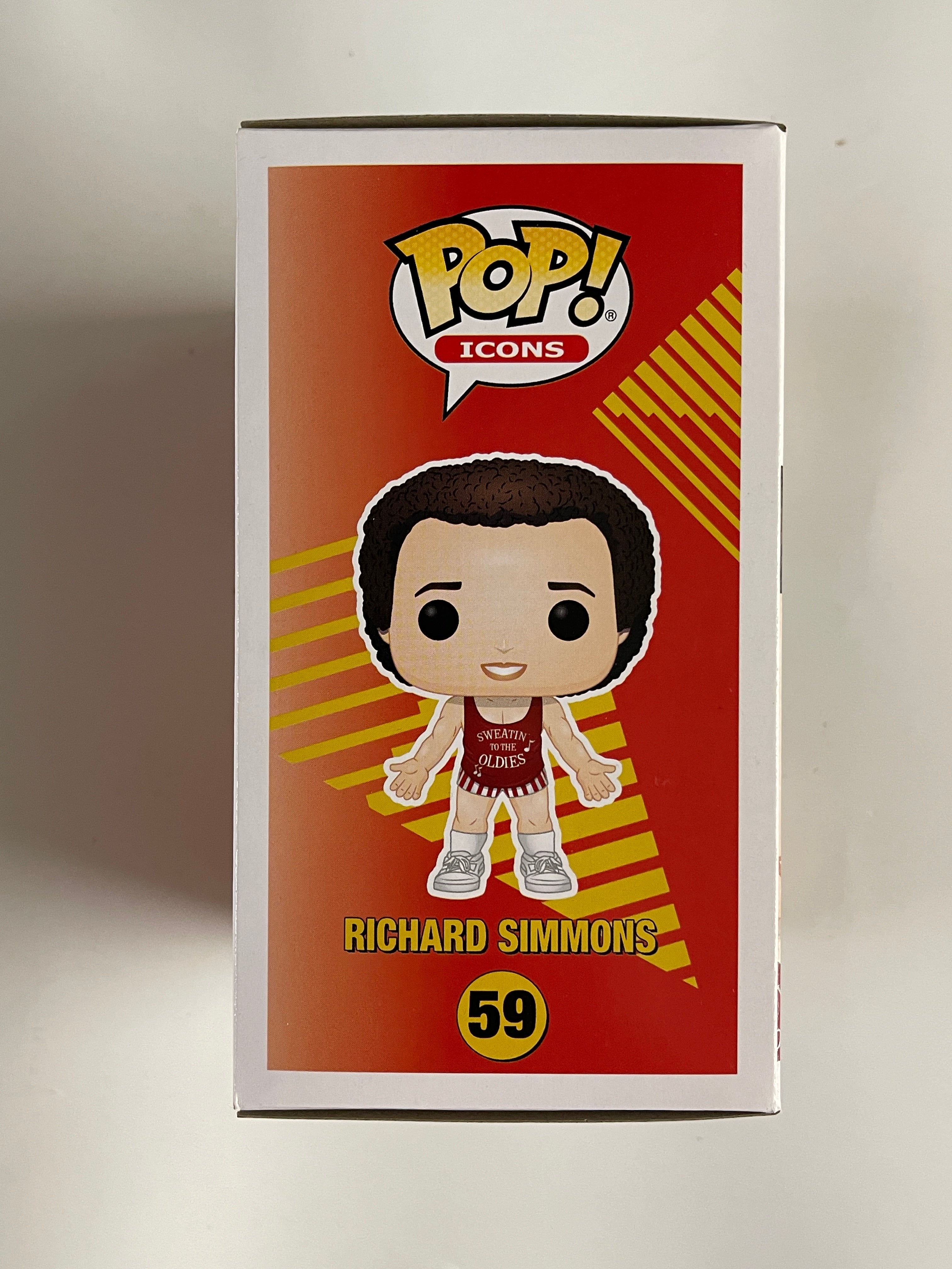 Funko Pop! Icons Richard Simmons in Red Spandex #59 Milton Teagle Sweatin Through The Oldies