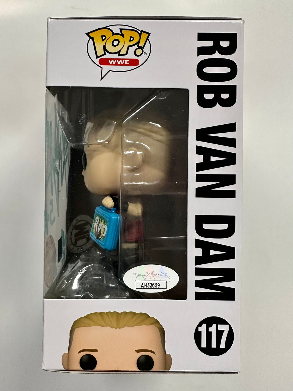 Rob Van Dam Signed WWE Wrestling Funko Pop! & Pin Money in the Bank Exclusive #117 With JSA COA