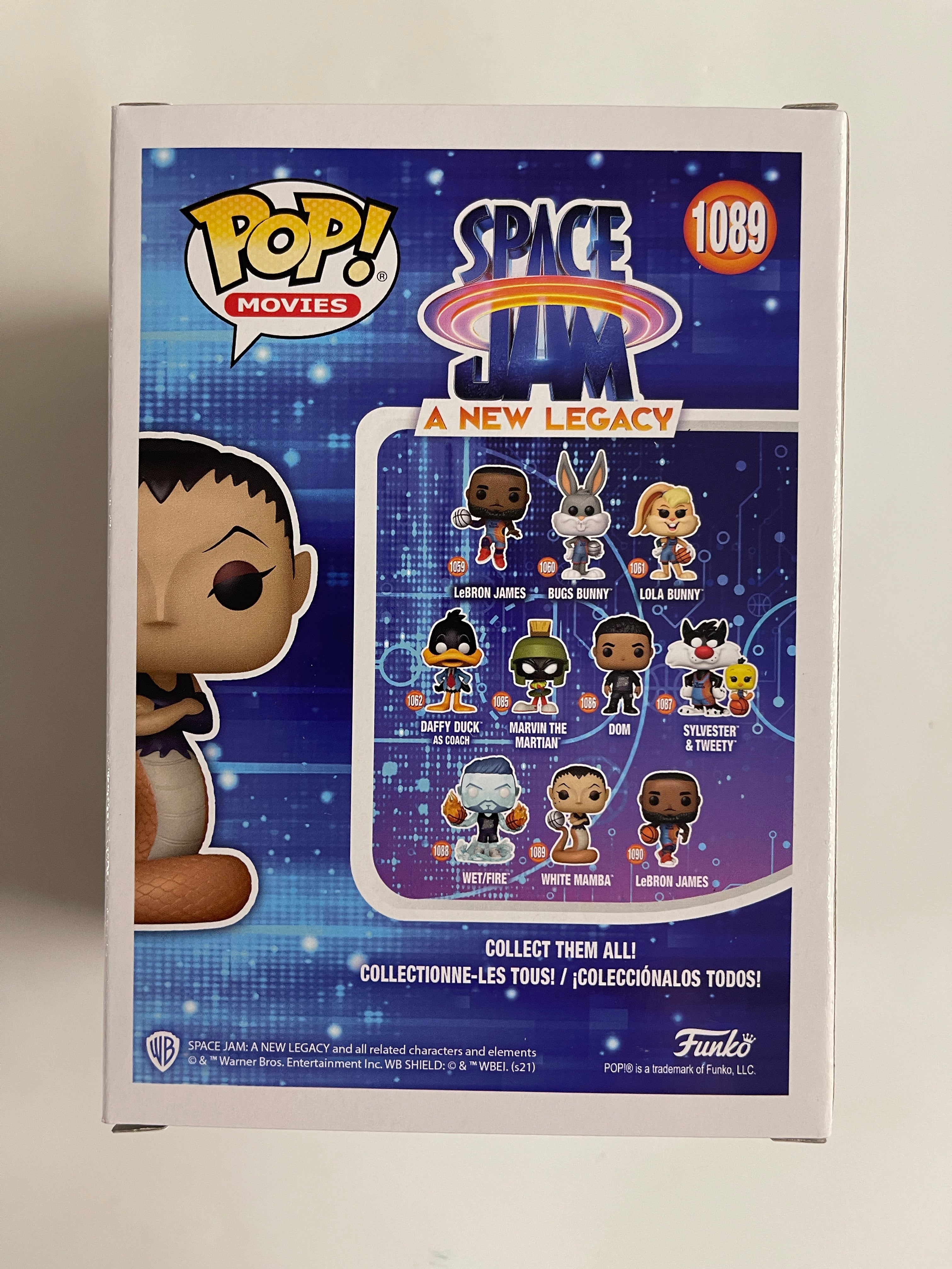 Funko Pop! Movies White Mamba #1089 Space Jam A New Legacy Looney Tunes