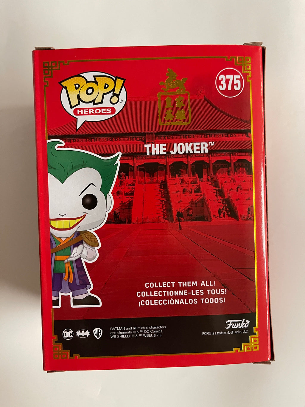 Funko Pop! Heroes Imperial Palace The Joker #375 DC Comics 2021 Villain
