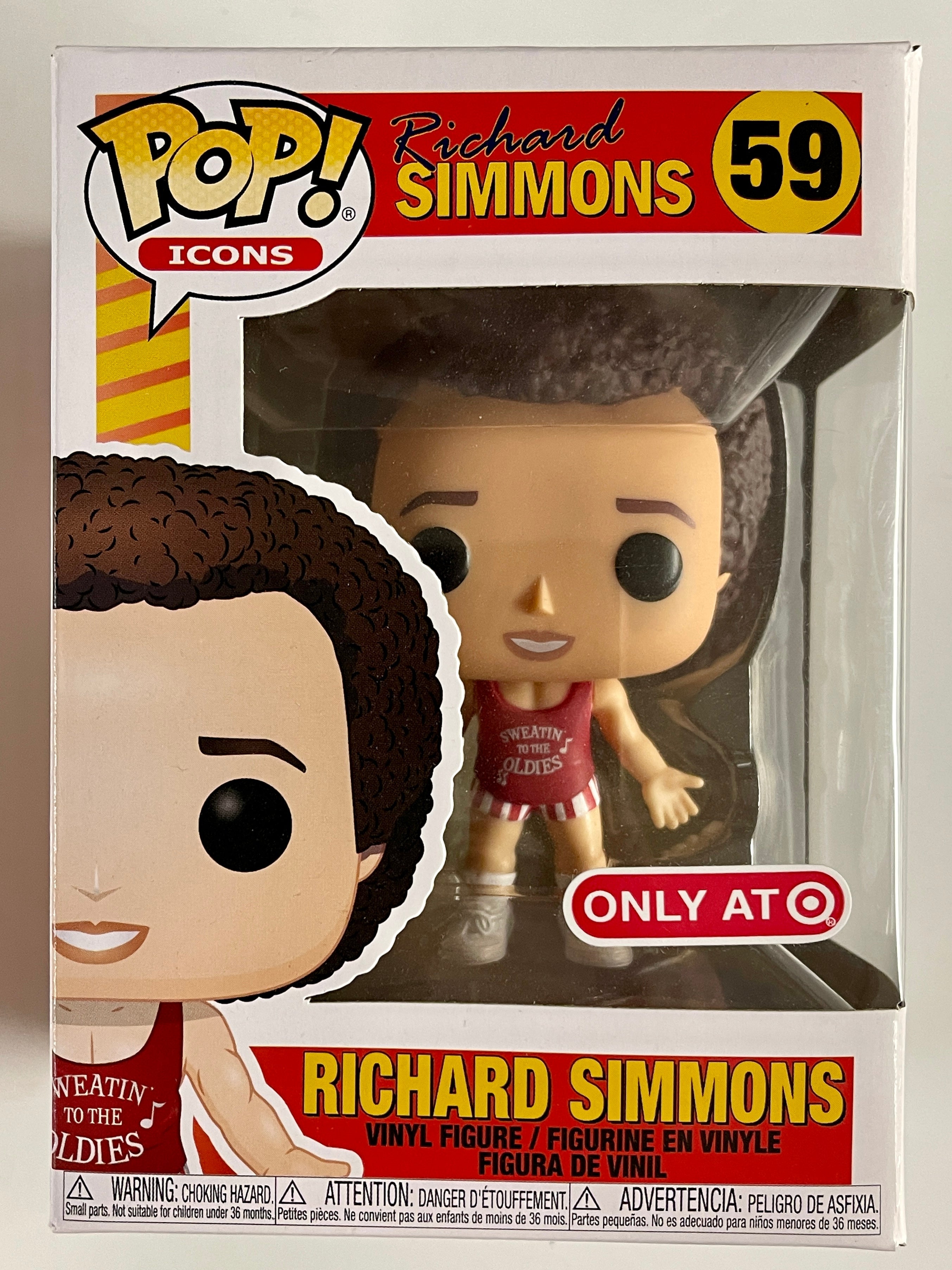 Funko Pop! Icons Richard Simmons in Red Spandex #59 Milton Teagle Sweatin Through The Oldies