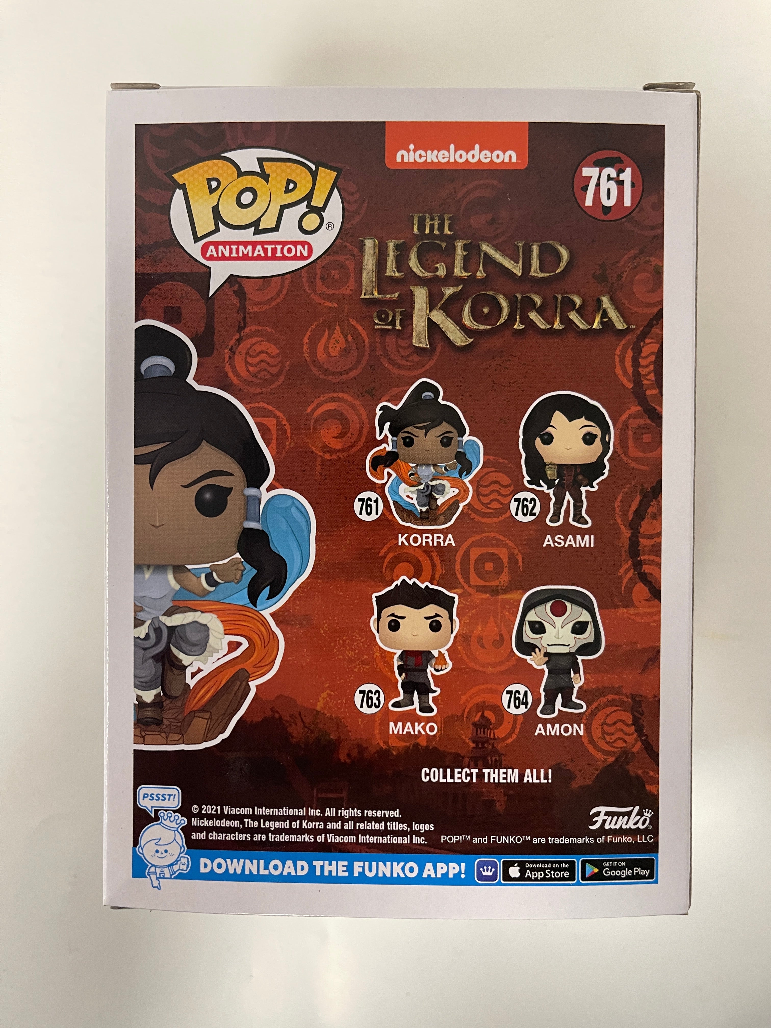 Funko Pop! Animation Metallic Glow Korra #761 Legend Of Korra BW Glow 2022 Exclusive