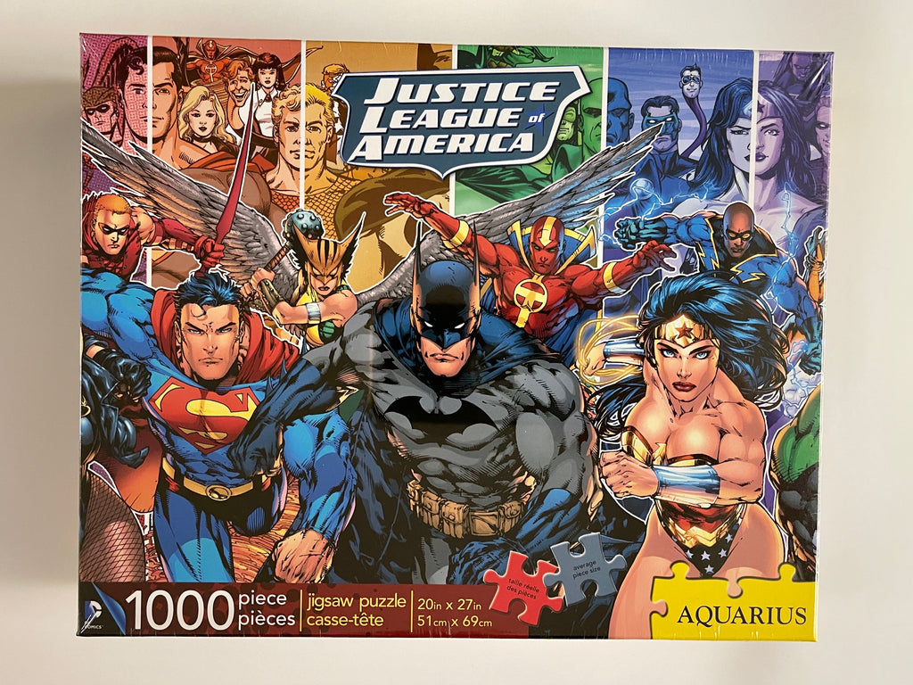 DC Comics Justice League of America 1000 Piece Jigsaw Puzzle Aquarius Turner