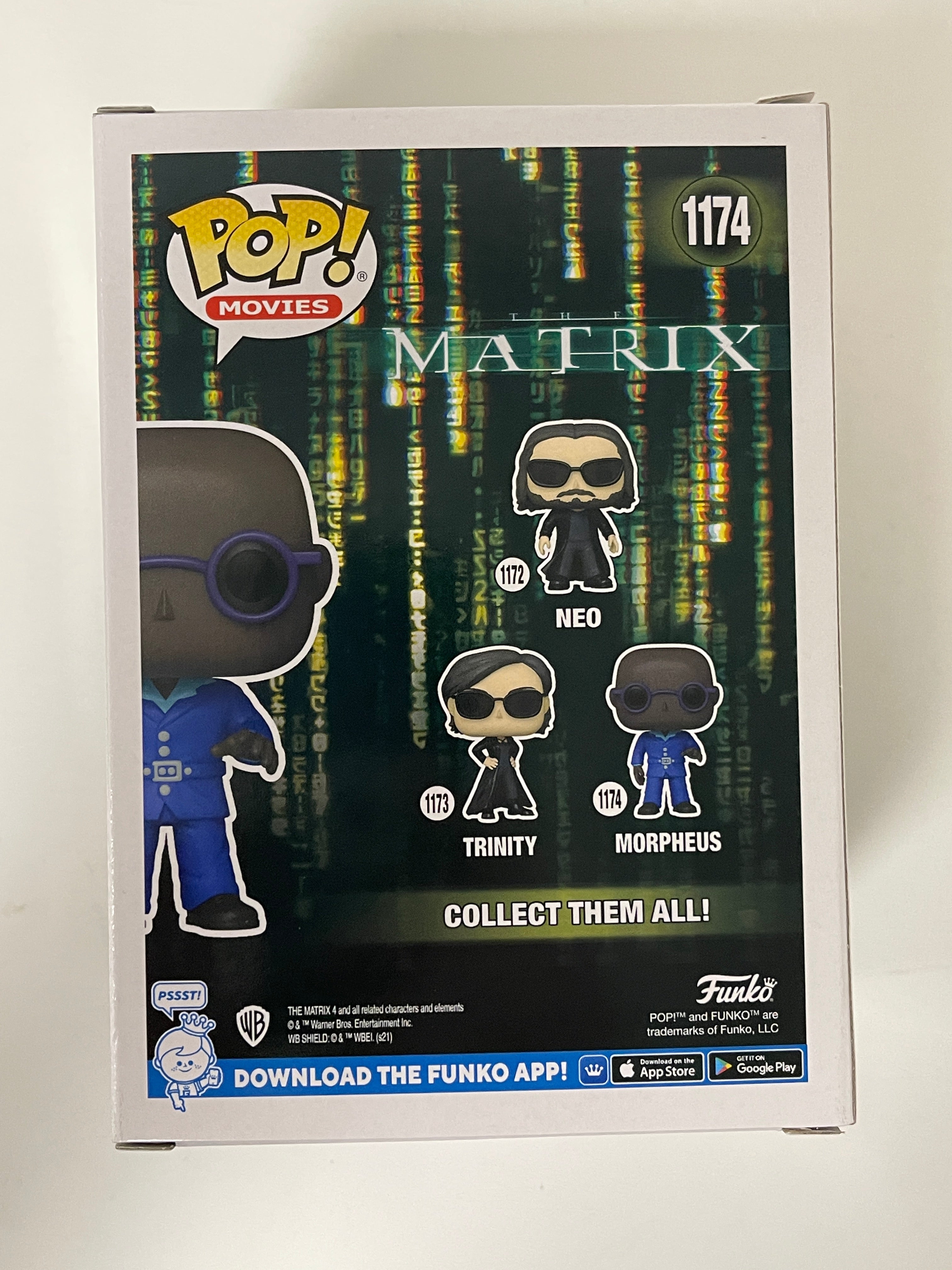Funko Pop! Movies Morpheus #1174 The Matrix Resurrections 2021 Laurence Fishburne