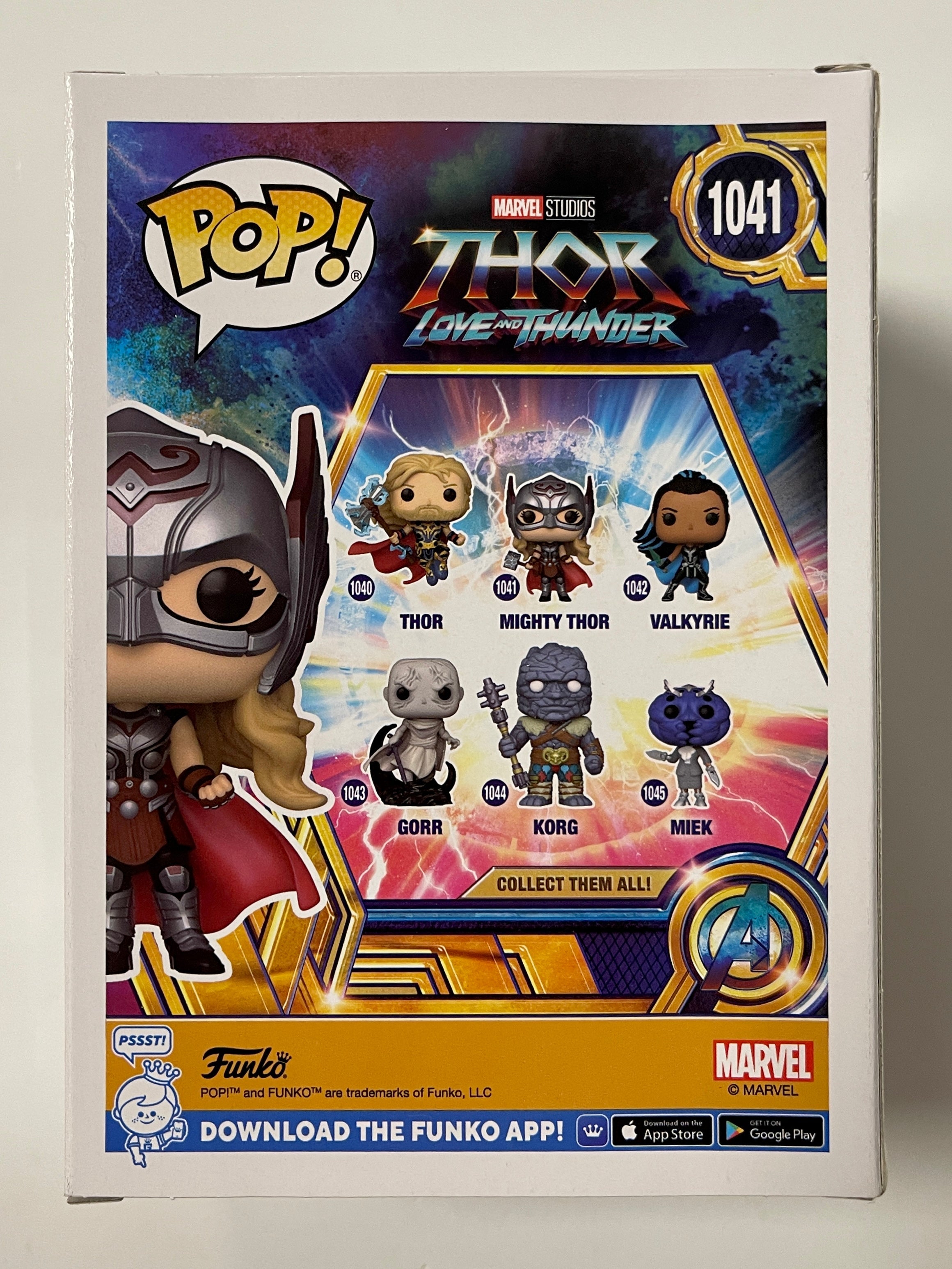 Funko Pop! Marvel Mighty Thor With Mjornir #1041 Love & Thunder 2022 Jane Foster