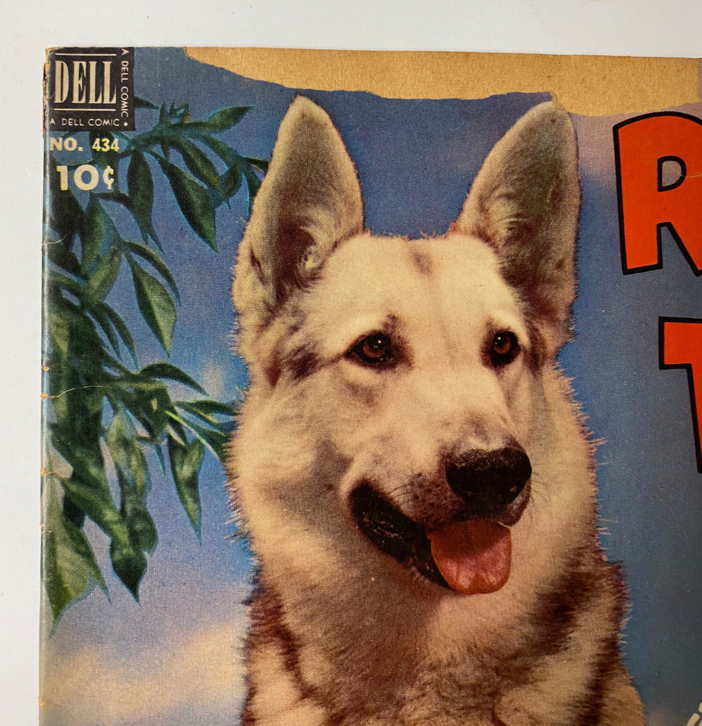 Four Color (1942) #434 Rin Tin Tin #1 Photo Cover Sparky Moore Art TV Show