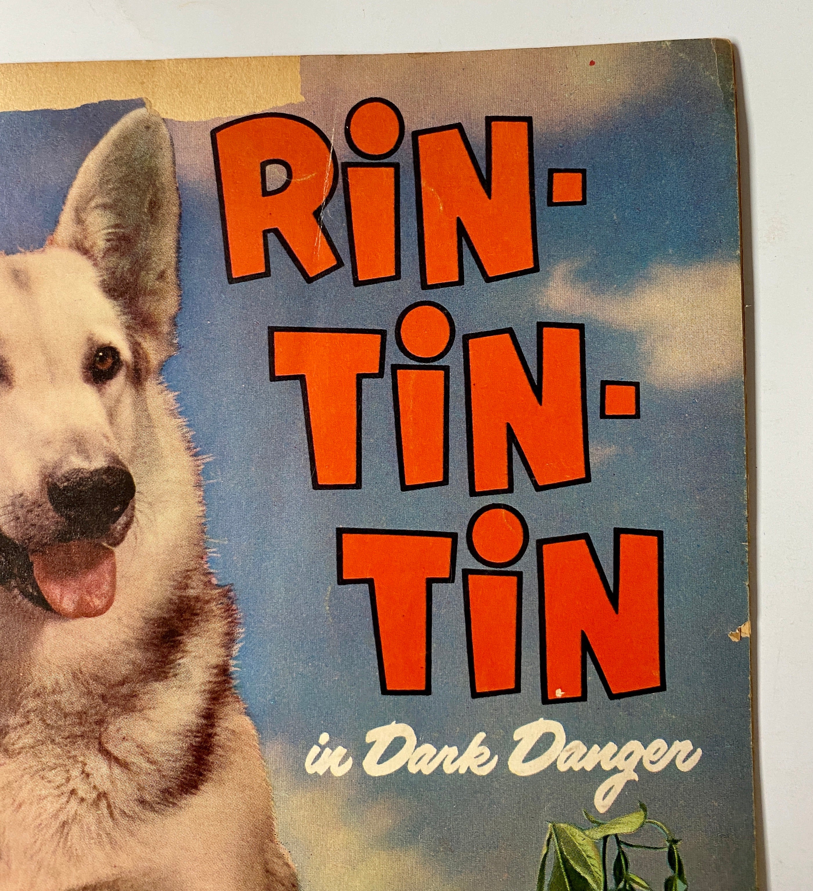 Four Color (1942) #434 Rin Tin Tin #1 Photo Cover Sparky Moore Art TV Show