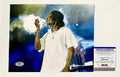 Rapper Wiz Khalifa Signed 8x10 Photo With PSA COA Pittsburgh Black & Yellow Kush