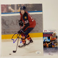 Ed Jovanovski Signed Florida Panthers 8x10 Photo With JSA COA Captain Jovo Cop