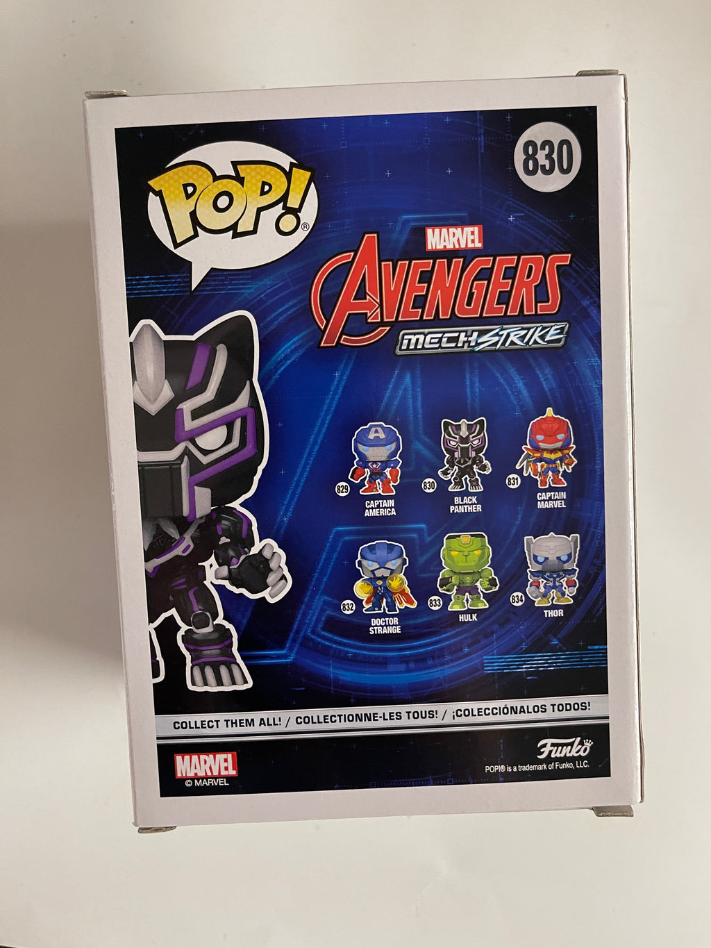 Funko Pop! Marvel Black Panther #830 Avengers MechStrike Glow Target Exclusive