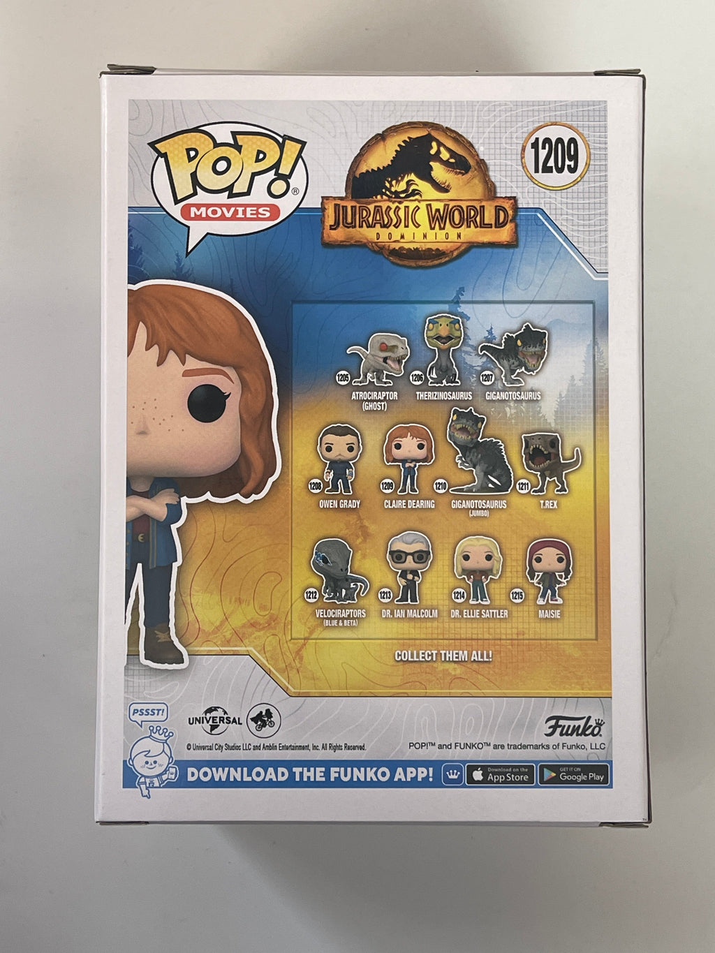 Funko Pop! Movies Claire Dearing #1209 Jurassic World Dominion 2022