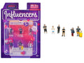"Influencers" 6 piece Diecast Figure Set Limited Edition for 1/64 Scale Models by American Diorama  free shipping USA