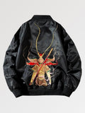Japanese Style Bomber Jacket 'Samurai' - Sublimation Jacket ( Recreated Edition )