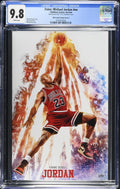 Michael Jordan #1 Fame Series CGC 9.8 Ultraraw26 CBQ Trade Variant #1/63