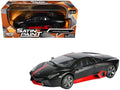 Lamborghini Reventon Matt Black with Red Stripes "Satin Paint" Series 1/24 Diecast Model Car by Motormax  free shipping USA