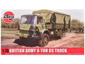 Level 1 Model Kit British Army 4-ton 4x4 GS Truck with 3 Scheme Options 1/76 Scale Plastic Model Kit by Airfix  free shipping USA