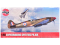 Level 2 Model Kit Supermarine Spitfire PR.XIX Fighter Aircraft with 3 Scheme Options 1/48 Plastic Model Kit by Airfix  free shipping USA