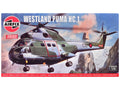 Level 2 Model Kit Westland Puma HC.1 Helicopter with 2 Scheme Options 1/72 Plastic Model Kit by Airfix  free shipping USA