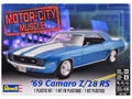 Level 4 Model Kit 1969 Chevrolet Camaro Z/28 RS "Motor-City Muscle" 1/25 Scale Model by Revell  free shipping USA
