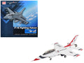 Lockheed F-16D Fighting Falcon Fighter Aircraft "No.7 Thunderbirds Nellis Air Force Base" (2017) United States Air Force "Air Power Series" 1/72 Diecast Model by Hobby Master  free shipping USA