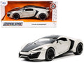 Lykan Hypersport Gray and Black "Hyper-Spec" Series 1/24 Diecast Model Car by Jada  free shipping USA