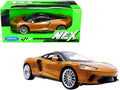 McLaren GT Gold Metallic with Black Top "NEX Models" 1/24 Diecast Model Car by Welly  free shipping USA