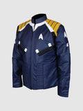 Blue Leather Jacket