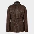 Men's Trialmaster Panther Leather Biker Jacket