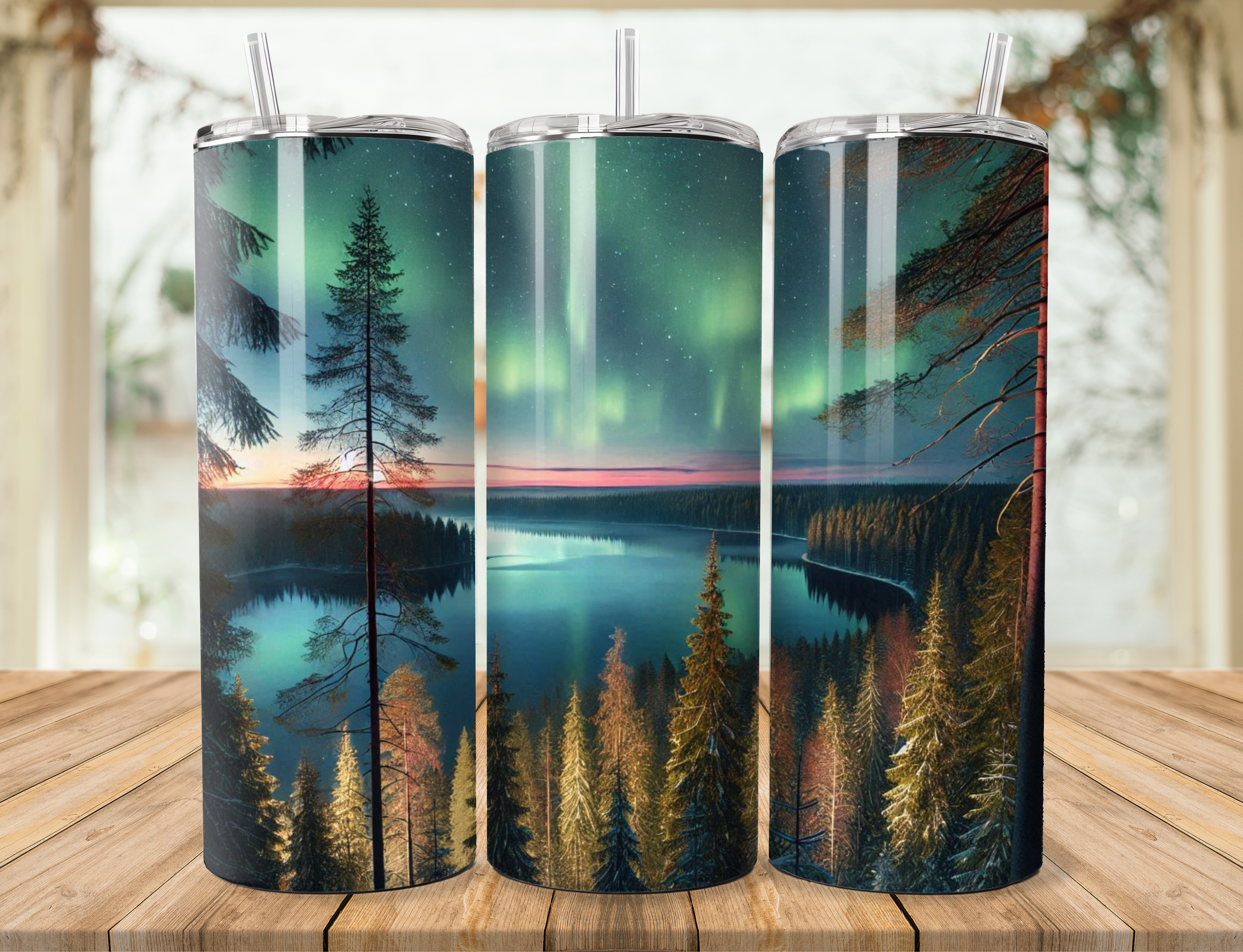 Northern Lights (Aurora Borealis) Tumbler