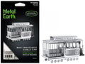 Model Kit San Francisco Cable Car "Powel & Mason St" (Easy Difficulty) Steel Model by Metal Earth  free shipping USA