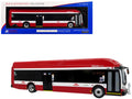 New Flyer Xcelsior Transit Bus "TTC – Toronto Transit Commission" Red and White "The Bus & Motorcoach Collection" Limited Edition to 504 Pieces Worldwide 1/43 Model by Iconic Replicas  free shipping USA