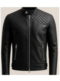 Ollie Black Leather Jacket – Men’s Premium Black Leather Jacket
