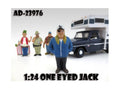 One Eyed Jack "Trailer Park" Figure For 1:24 Model Cars by American Diorama  free shipping USA