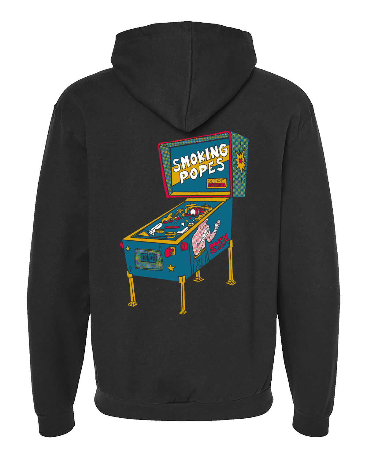 Smoking Popes "Born To Quit Pinball" Full Zip Hoodie