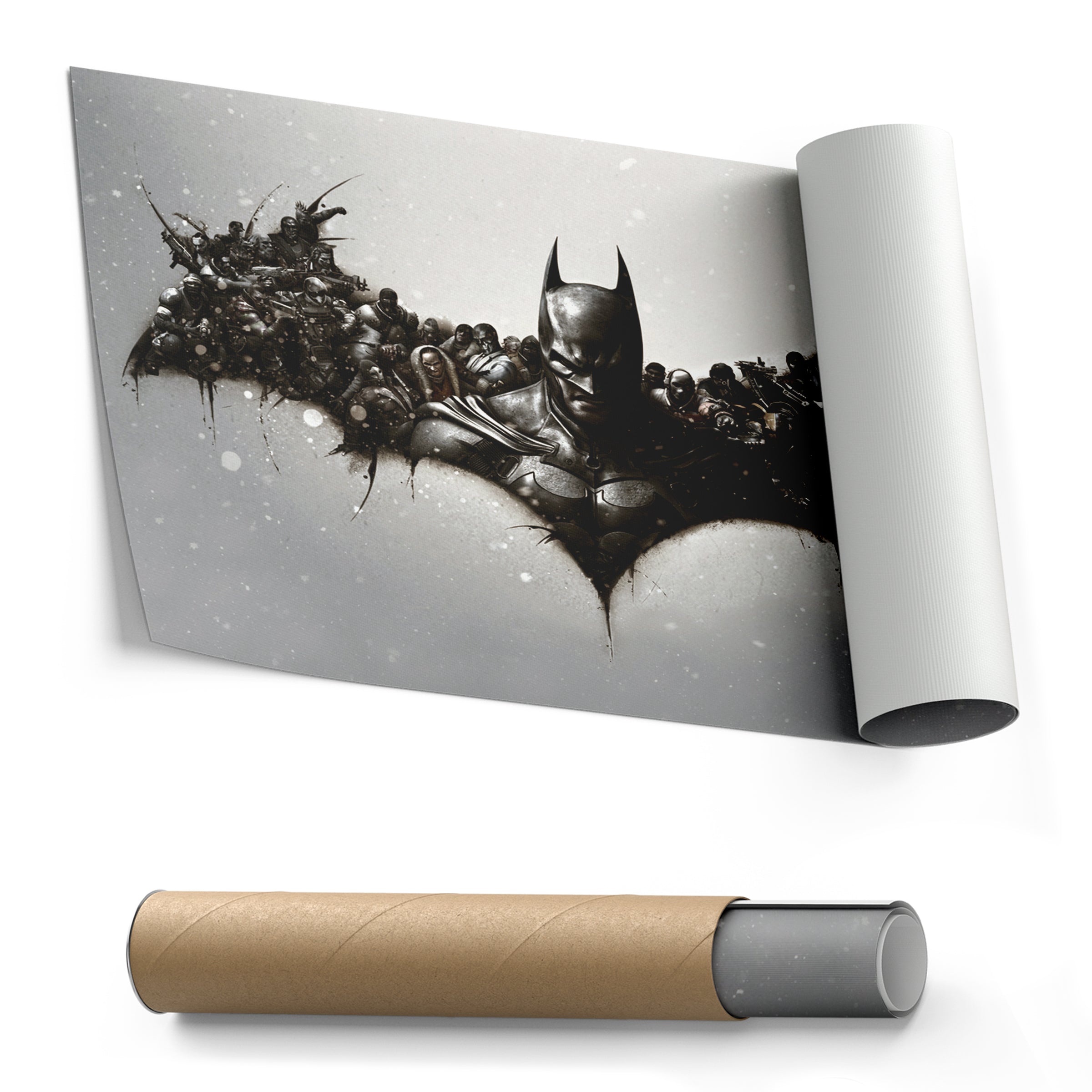 Batman Fallen Enemies Canvas – DC Comics Wall Art Gift for Superhero Fans & Kids