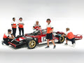 "Race Crew" 6 piece Figure Set for 1/24 Scale Models by American Diorama  free shipping USA