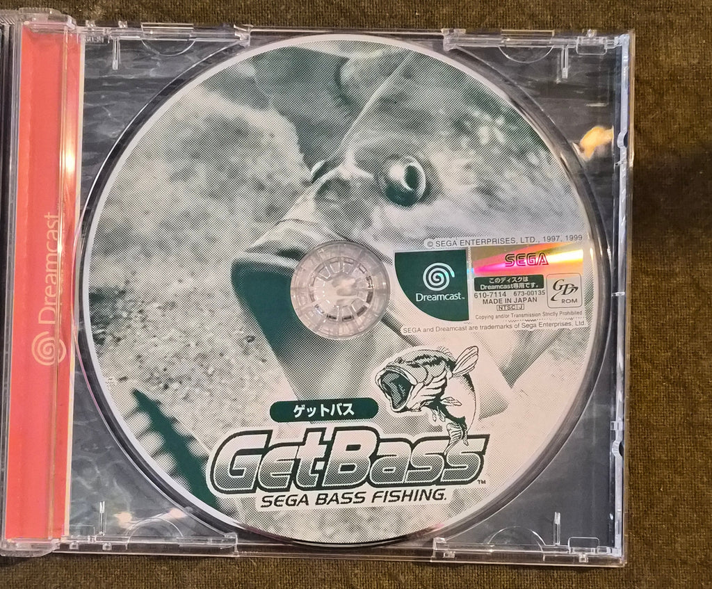 Get Bass: Sega Bass Fishing – Sega Dreamcast – NTSC-J Japan Import – Fishing Video Game