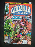 Godzilla #22 – Marvel Comics (1979) – “The Devil and the Dinosaur!” – Devil Dinosaur / Fantastic Four – Fine Condition