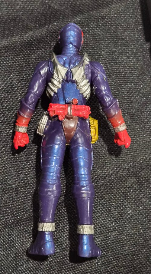 2005 Popy Kamen Rider Hibiki Soft Vinyl Figure – 5” Purple Sofubi (Masked Demon Rider)