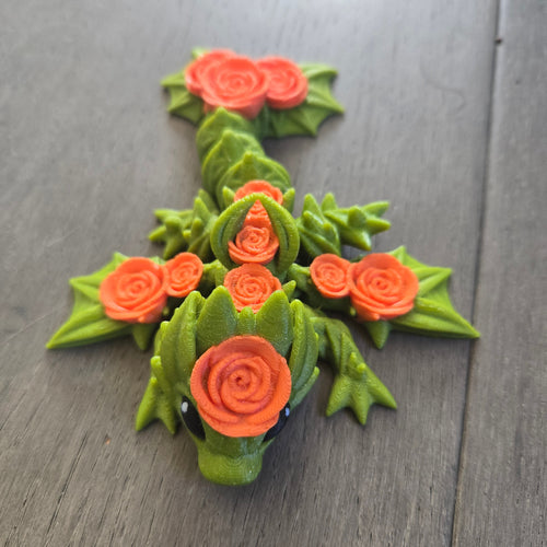 Baby Rose Wyven Dragon Keychain (Limited Edition)