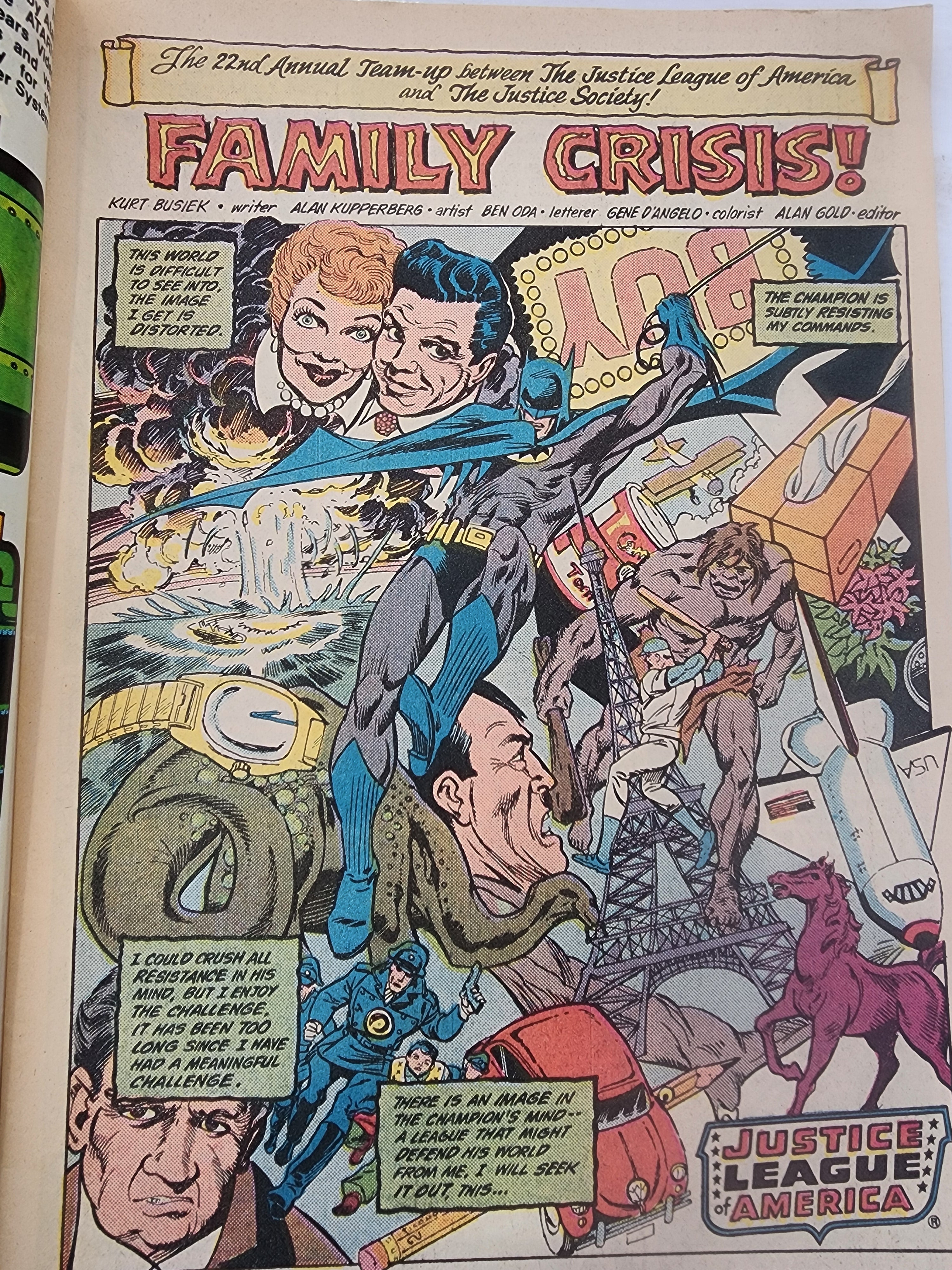 Justice League of America 231  JLA/ JSA Team-Up! 1984 DC Comic