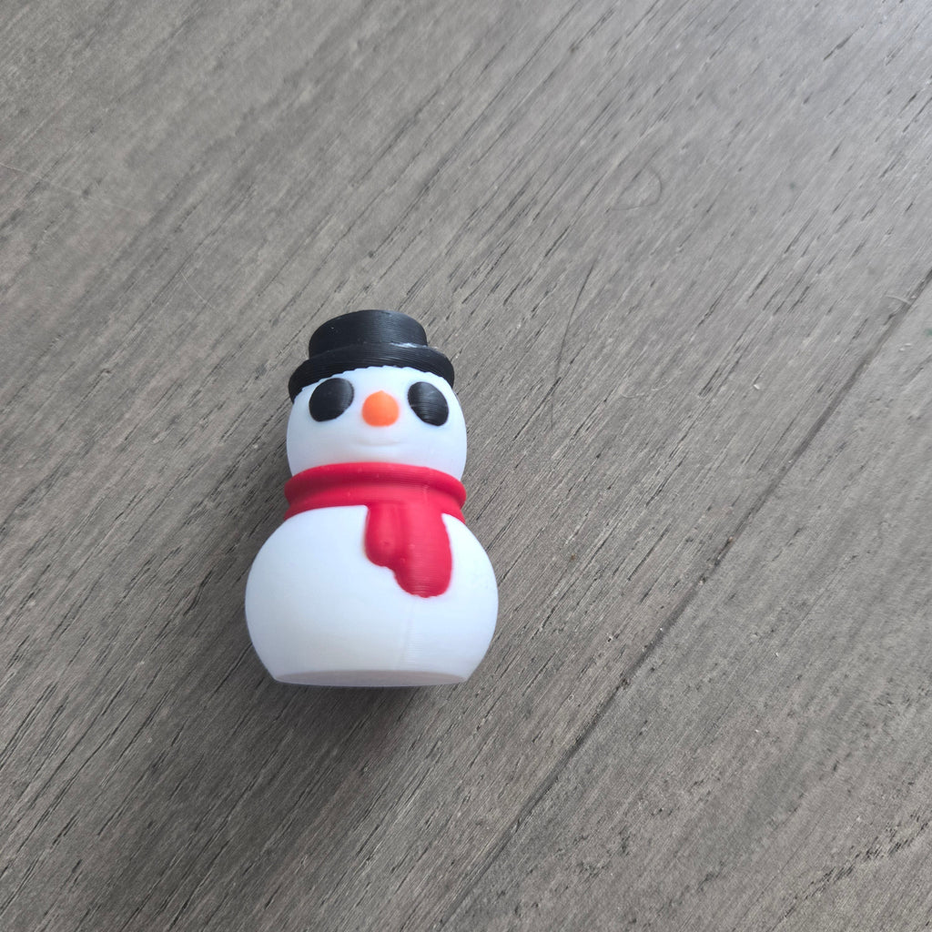 Mini Snowman Keychain
