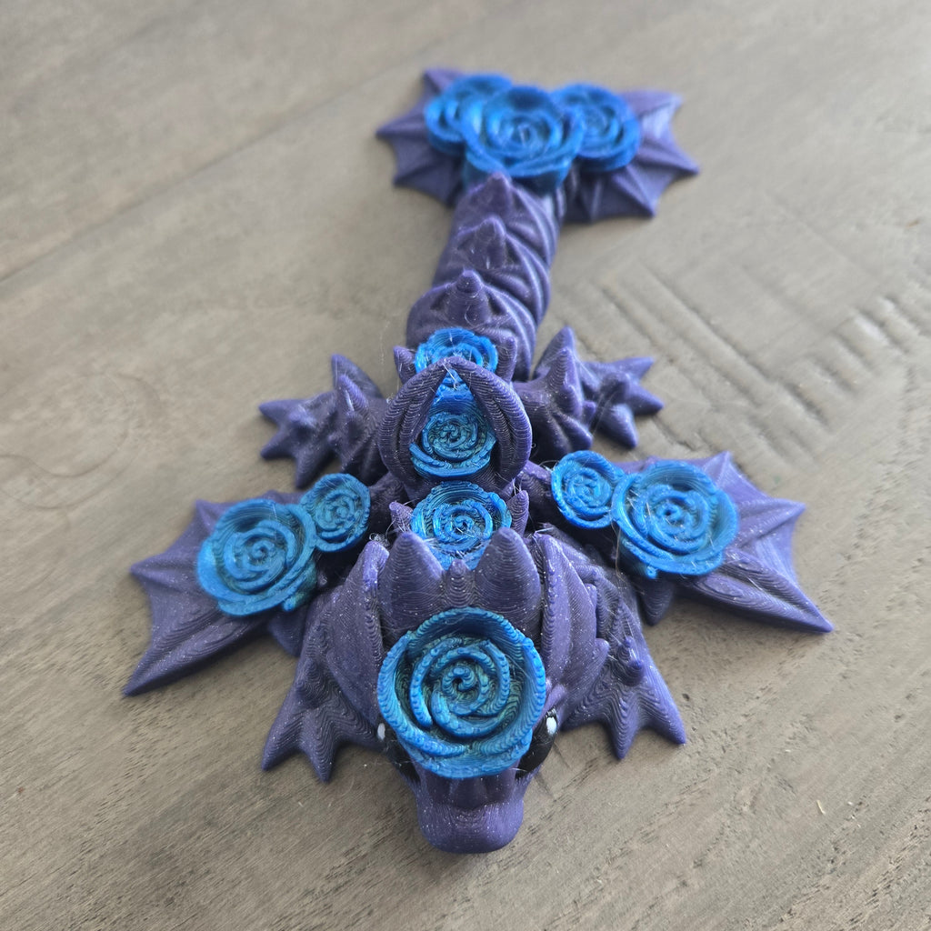 Baby Rose Wyven Dragon Keychain (Limited Edition)