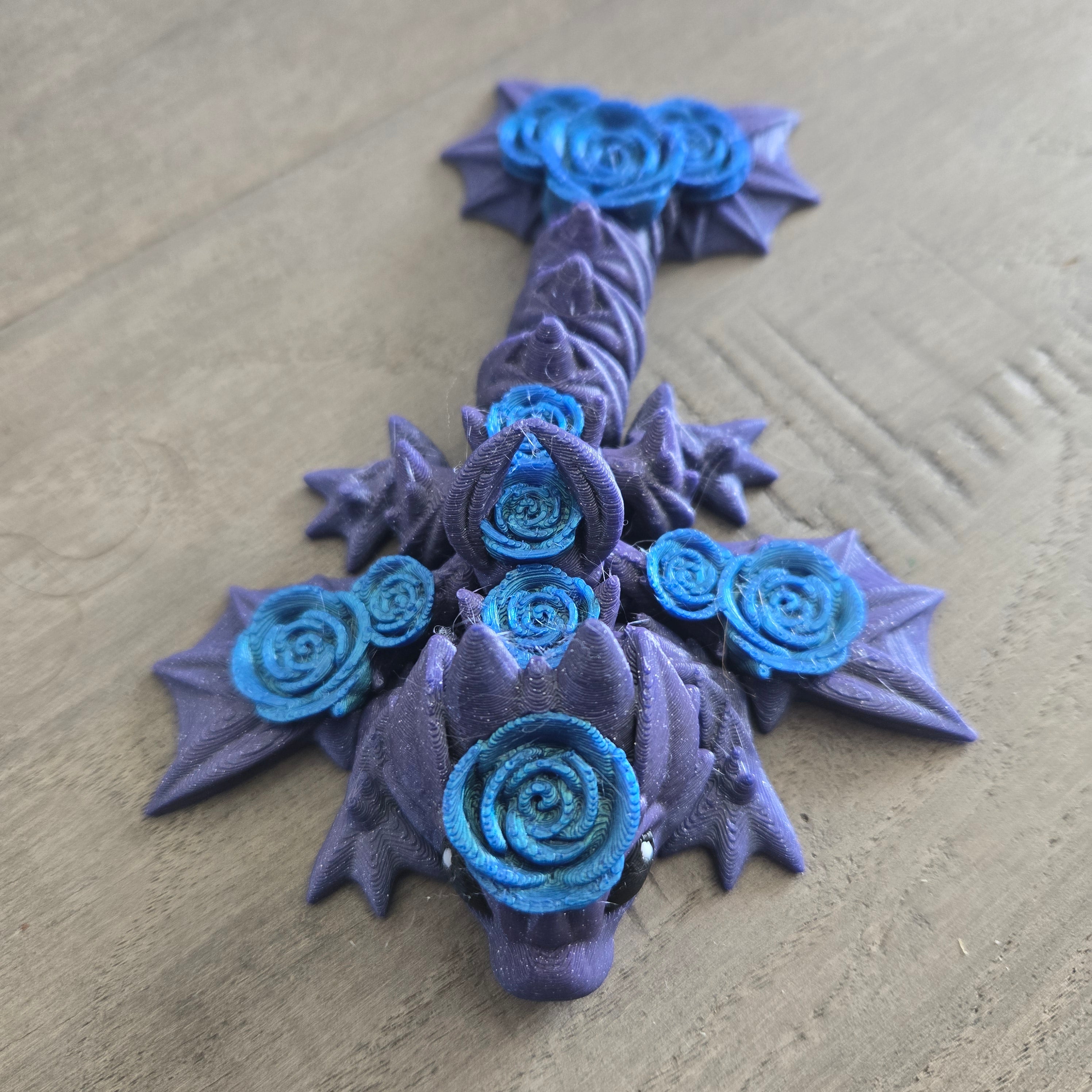 Baby Rose Wyven Dragon Keychain (Limited Edition)