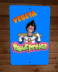 Proud Prince Vegeta Z 8x12 Metal Wall Sign Fresh Dragon Ball  Anime Parody