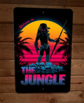Welcome to the Jungle Predator 8x12 Metal Wall Sign Poster Comics