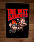 The Wet Bandits Home Alone Super Mario Bros Parody 8x12 Metal Wall Sign