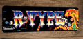 R-Type Arcade Marquee 3x12 Metal Wall Sign Banner Poster